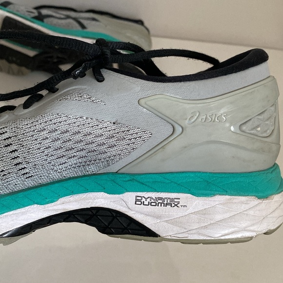 Asics Gel-Kayano 24 Running Shoes Mid Grey/Black/Atlantis Women's sz 9 - Picture 9 of 16